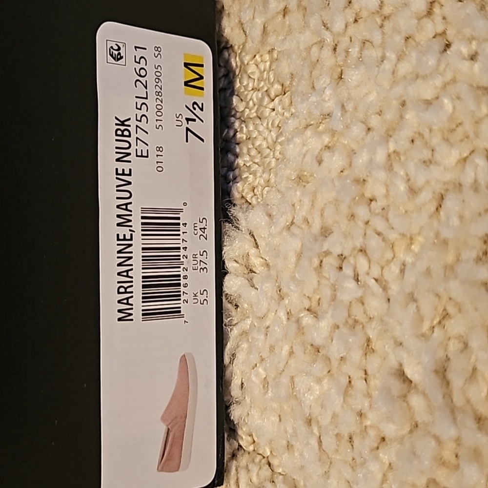 Mauve, leather upper shoes - Picture 3 of 5